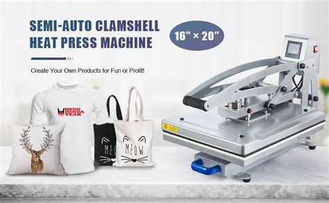 CREWORKS Auto Open Heat Press Machine 16x20 Inch 1600W Industrial