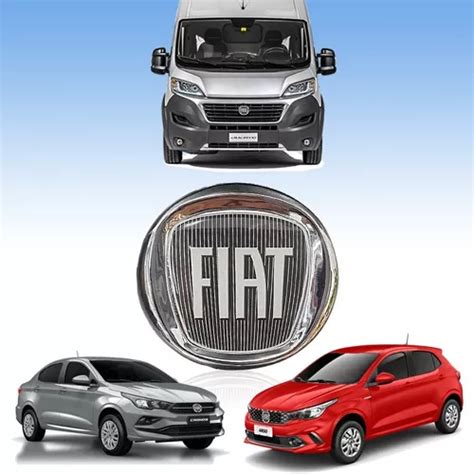 Emblema Grade Fiat Cronos Argo Ducato 2018 2019 2020 Preto Frete grátis