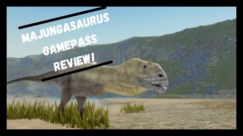 Majungasaurus Gamepass Review Dinosaur World Mobile Youtube