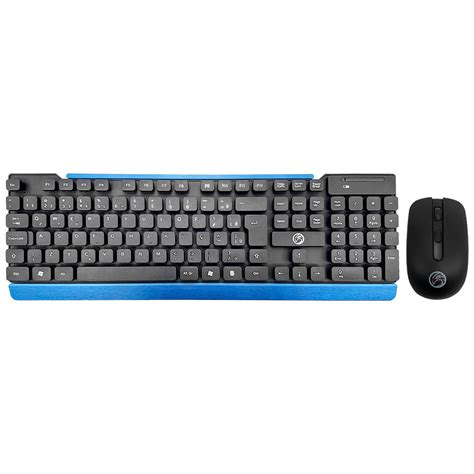 Kit Teclado E Mouse Brazil Pc Wireless Ghz Abnt Dpi Preto