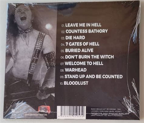 Venom Radio Broadcast Recording London June 1st 1984 New Cd Hard Rock