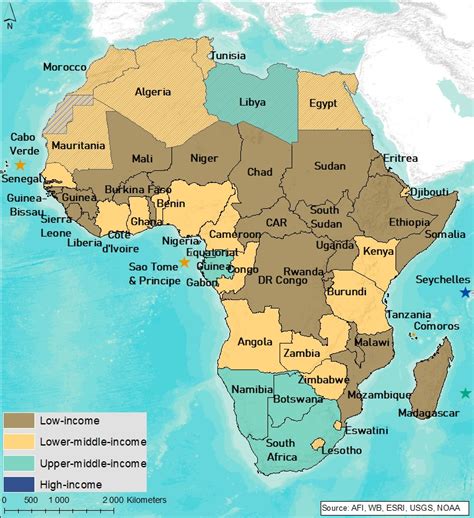 Map Of The Sub Saharan Africa - Caril Cortney