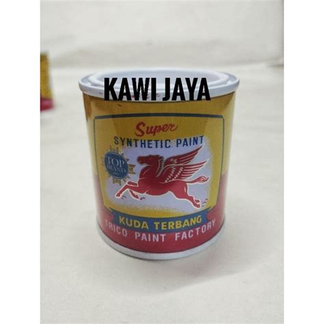 Jual Cat Minyak Kuda Terbang 0 1Liter Super Synthetic Paint Kuda