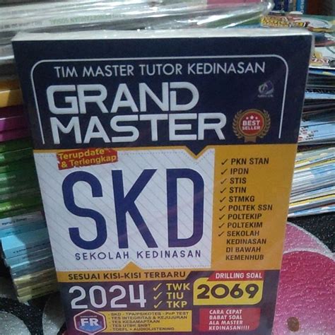 Jual Original Buku Grand Master SKD Sekolah Kedinasan 2024 Shopee