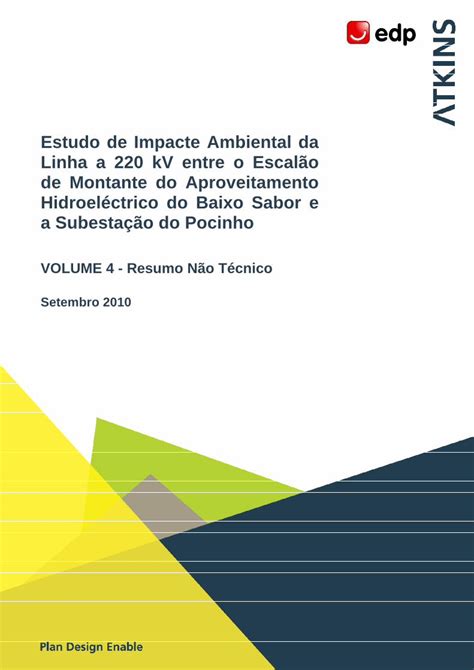 PDF Estudo De Impacte Ambiental Da Linha A 220 KV Entre O Siaia