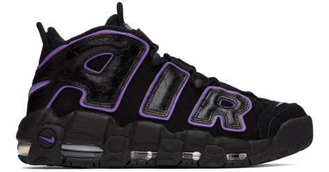 Nike Black & Purple Air More Uptempo '96 Sneakers for Men | Lyst