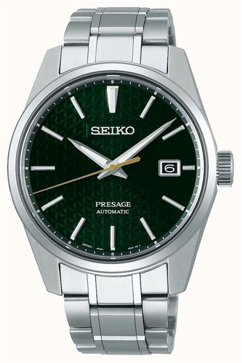 Seiko Presage Automatique Cadran Vert Acier Inoxydable Spb J