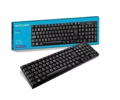 Teclado Fio Slim Conex O Usb Abnt Preto Tc Multilaser