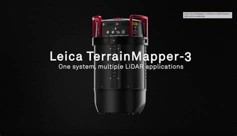 Leica Geosystems Presenta Il Nuovo Sensore Lidar Aereo Leica