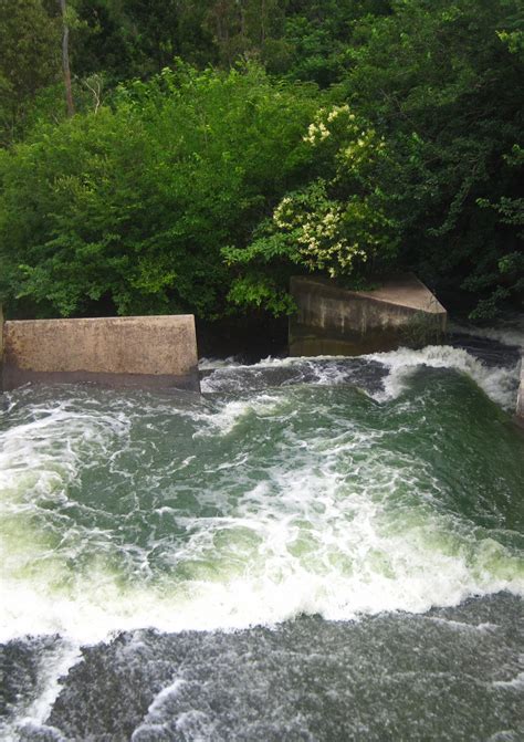 Over Rushing Over Dam Wall Free Stock Photo - Public Domain Pictures