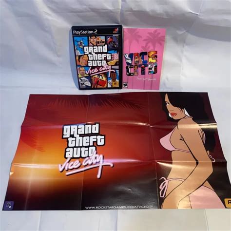 Grand Theft Auto Vice City Sony Playstation 2 2002 Gta Ps2 Black Label Cib Eur 1718