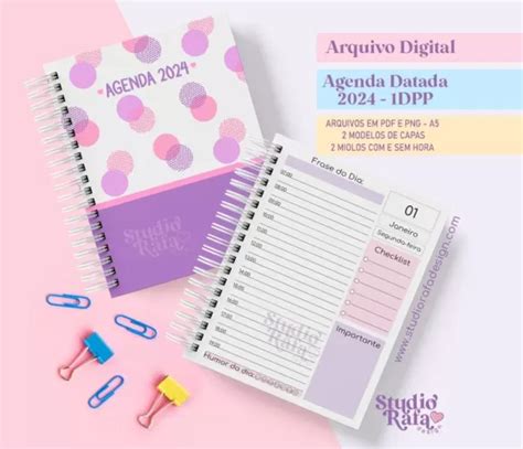 Agenda Cute Doces Desenhos