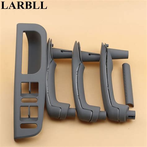 LARBLL 8PCS Set Car Auto Gray Color Inner Door Handle Interior Grab