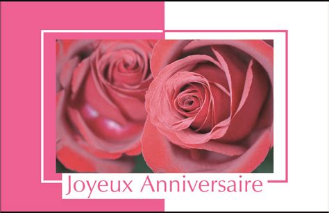 0109 Carte Double Joyeux Anniversaire 0109 Tendresse Editions