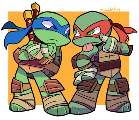 Leo And Raph By Sakikoamana On Deviantart