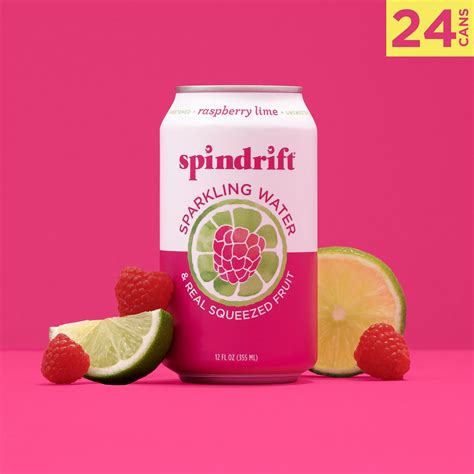 Spindrift Sparkling Water 12 Fl Oz Cans 16 Pack