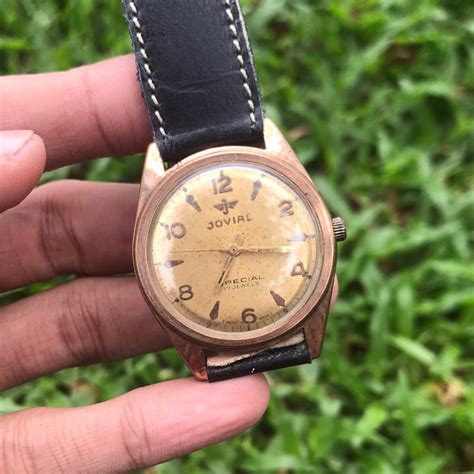 Jual Jam Tangan Vintage Jovial Swiss Manual Winding Jadul Kuno Antik Shopee Indonesia