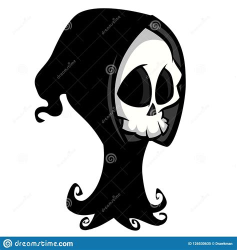 Death Skeleton Character Suitable for Halloween, Logo, Religion and Tattoo Design. Stock Vector ...