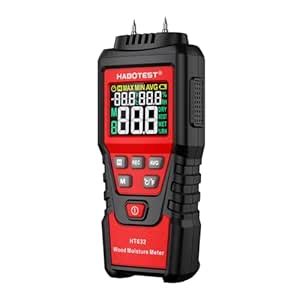 Wood Moisture Meters Habotest Pin Pinless In Moisture Detector