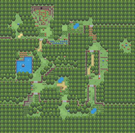 Viridian Forest Remake - Pokemon Final Red by ErodouSennin on DeviantArt