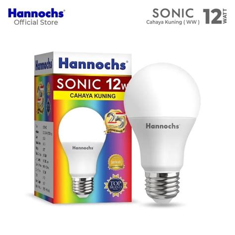 Jual Lampu Led Hannochs Sonic W Watt Cahaya Kuning K Warm