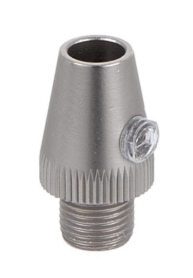 Satin Nickel Finish Metal Cord Grip Bushing Wset Screw 26945sn