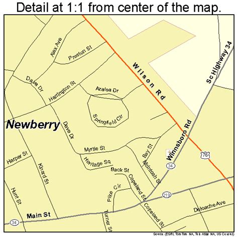 Newberry County Map