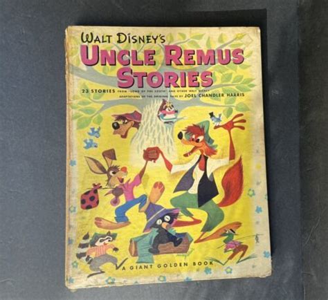 Disneys Uncle Remus Stories Giant Golden Book 1946 1947 1st Ed 4573485178