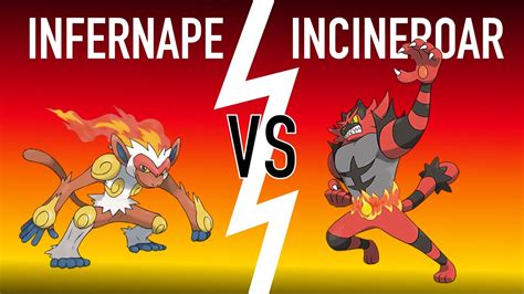 Who Will Win The Epic Battle Infernape Vs Incineroar Youtube