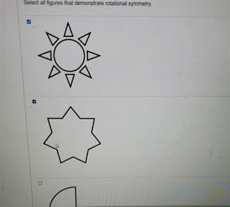 Select All Figures That Demonstrate Rotational Symmetry C Cccccccccc