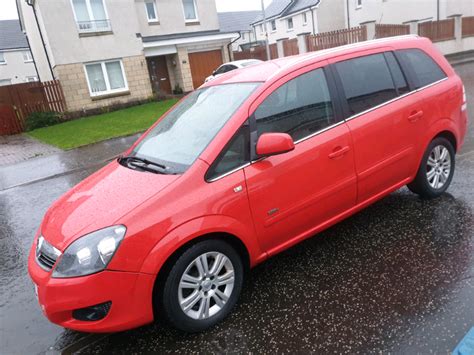 62 Plate Vauxhall Zafira Design Nav Cdti 7 Seater People Carrier In