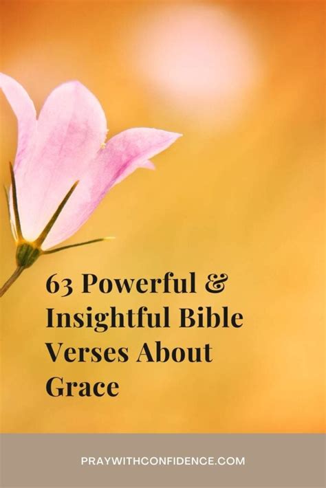 63 Powerful And Insightful Bible Verses About Grace Pray With Confidence