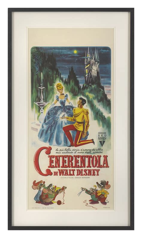 Cinderella Cenerentola 1950 Poster Italian Original Film Posters