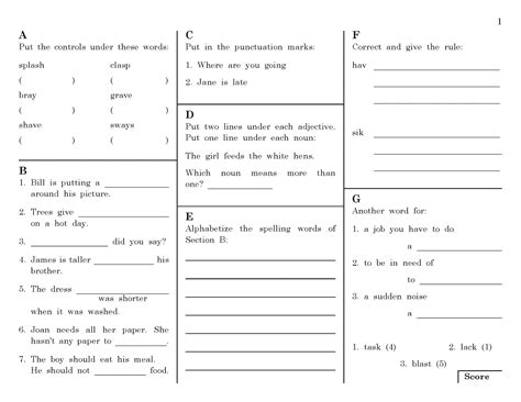 My Spelling Workbook F Answers 4