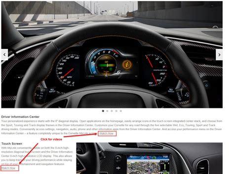 Are There any Videos Available on the Dashboard??? - CorvetteForum ...