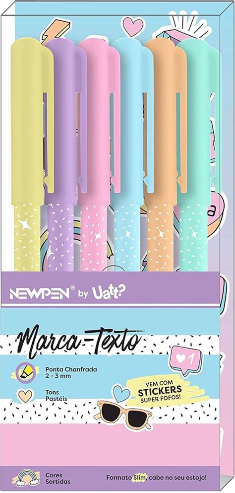 Marca Texto Marcador Up Pastel Newpen 14 084 Melhores Amigas