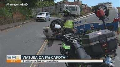 Bahia Meio Dia Salvador Dois policiais militares ficam feridos após