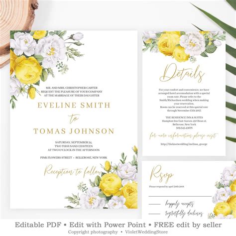 Wedding Invitation Templates Yellow - teal-and-black-wedding-ce