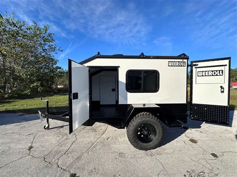 New 2024 WeeRoll Gladiator Off-Road Trailer - 9' x 5' x 4'9" - White