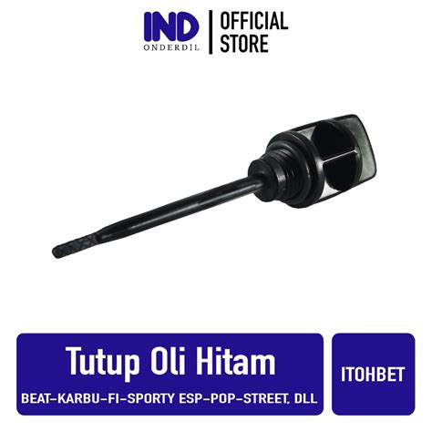 Jual IND Onderdil Tutup Colokan Oli Mesin Atas Oring Seal Hitam New