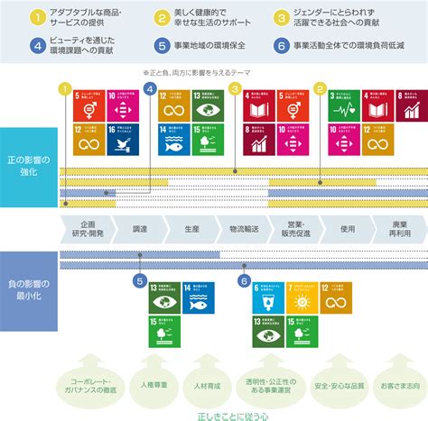 取り組みテーマの中長期目標 サステナビリティプラン 株式会社コーセー 企業情報サイト