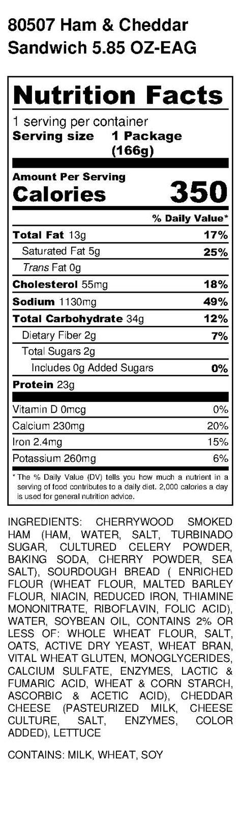 Ham And Cheese Sandwich Calories Asking List