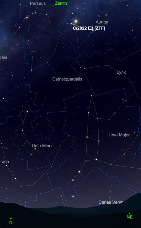 La comète ZTF est visible près de Mars cette nuit