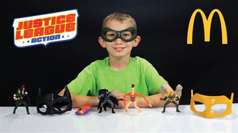 Justice League Action Toys McDonalds Happy Meal Toy Review YouTube