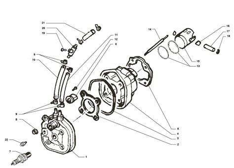 Cilinder Zuiger Yamaha Jog R LC 2 Takt