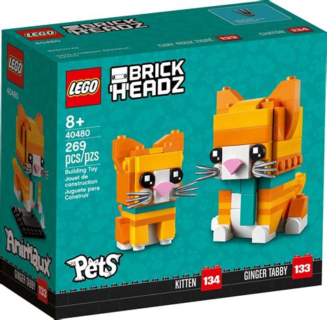 Lego Brickheadz Klocki Pr Gowany Rudy Kot Lego Sklep Empik