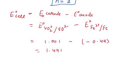 Solved A Galvanic Cell At A Temperature Of 250Â°c Is Powered By The Following Redox Reaction