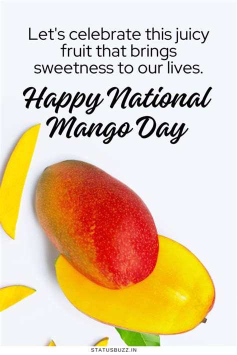 National Mango Day Messages Captions Statusbuzz