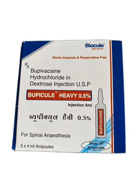 Bupivacaine Hydrochloride Injection Ip Ml At Best Price In Mysore