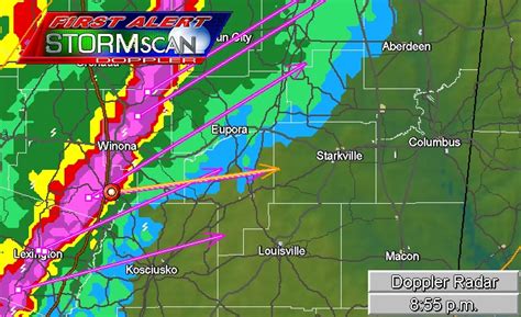 Storm Chasers Forecasts Severe Weather Update Starkville Ms